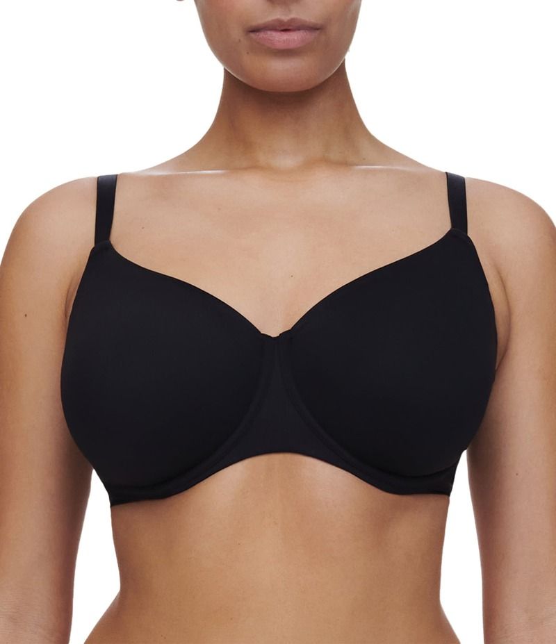 シャントル レディース アンダーウェア ブラジャー ミニ Chantelle Easy Bliss Seamless Unlined Minimizer Underwire Bra Black ブラック
