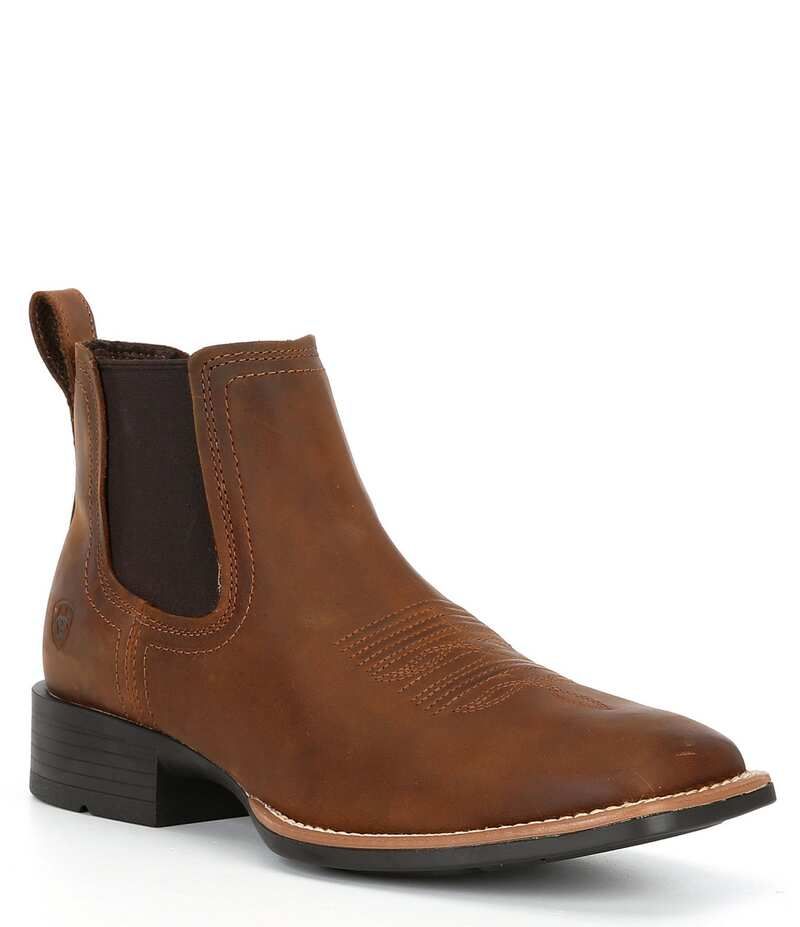 アリアト メンズ シューズ ブーツ・レインブーツ Ariat Mens Booker Ultra Western Boots Brown ブラウン