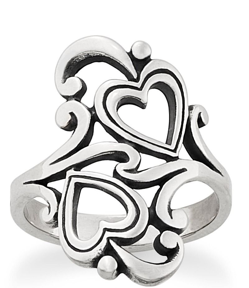 ジェームズ エイヴリー レディース アクセサリー 指輪 James Avery Swirls and Scrolls Hearts Ring Sterling Silver シルバー
