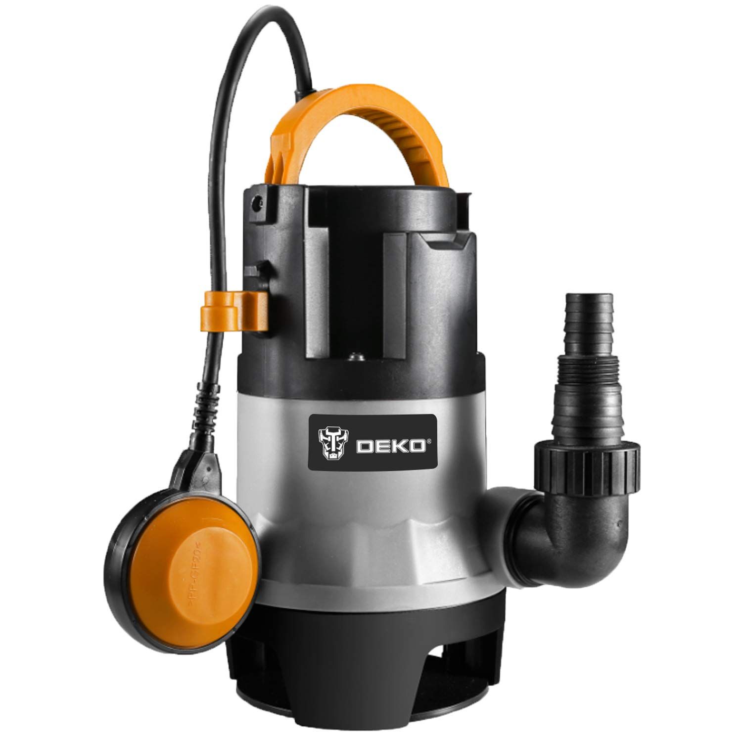 DEKO 水中ポンプ 400W 底部入水式 汚水 清水用ポンプ 吐出量 7500L/H 最大揚程5M循環ポンプ 水耕栽培 ウォーターポンプ 水族館給水 排水ポンプpms c68ff855