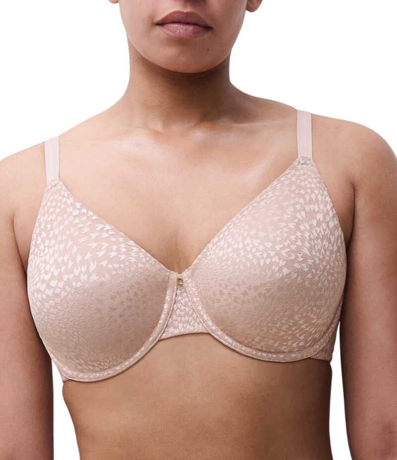 シャントル レディース アンダーウェア ブラジャー ミニ Chantelle Magique Unlined Seamless Minimizer Bra Rose