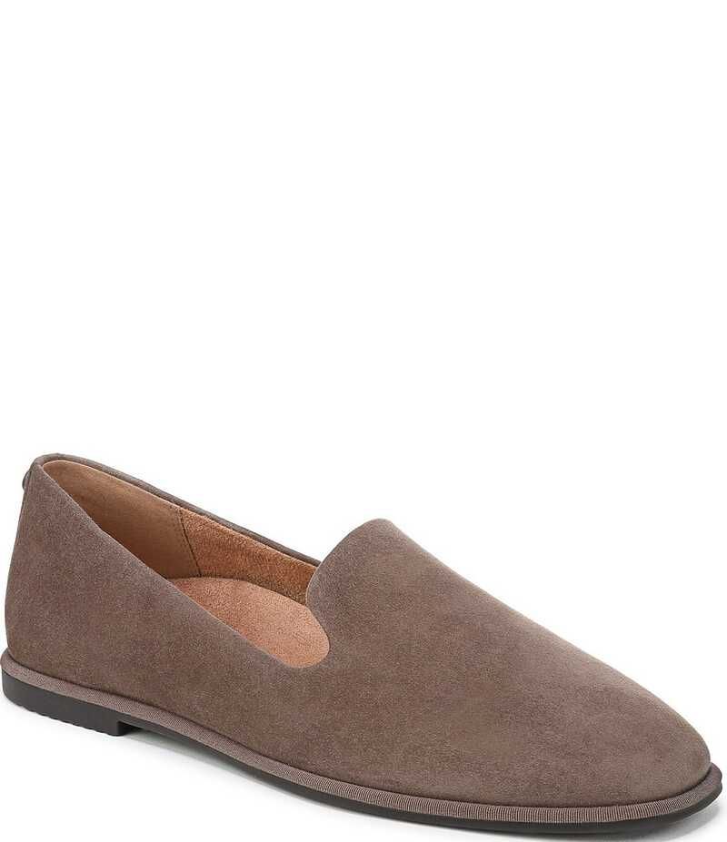 バイオニック レディース シューズ パンプス スエード ローファー Vionic Willa 20 Suede Slip On Loafers Driftwood