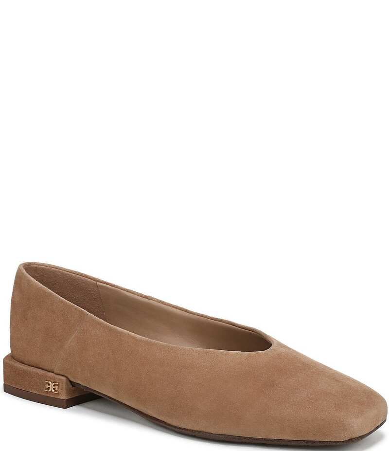 サムエデルマン レディース シューズ パンプス スエード Sam Edelman Kasey Suede Dress Flats Cyprus Tan タン