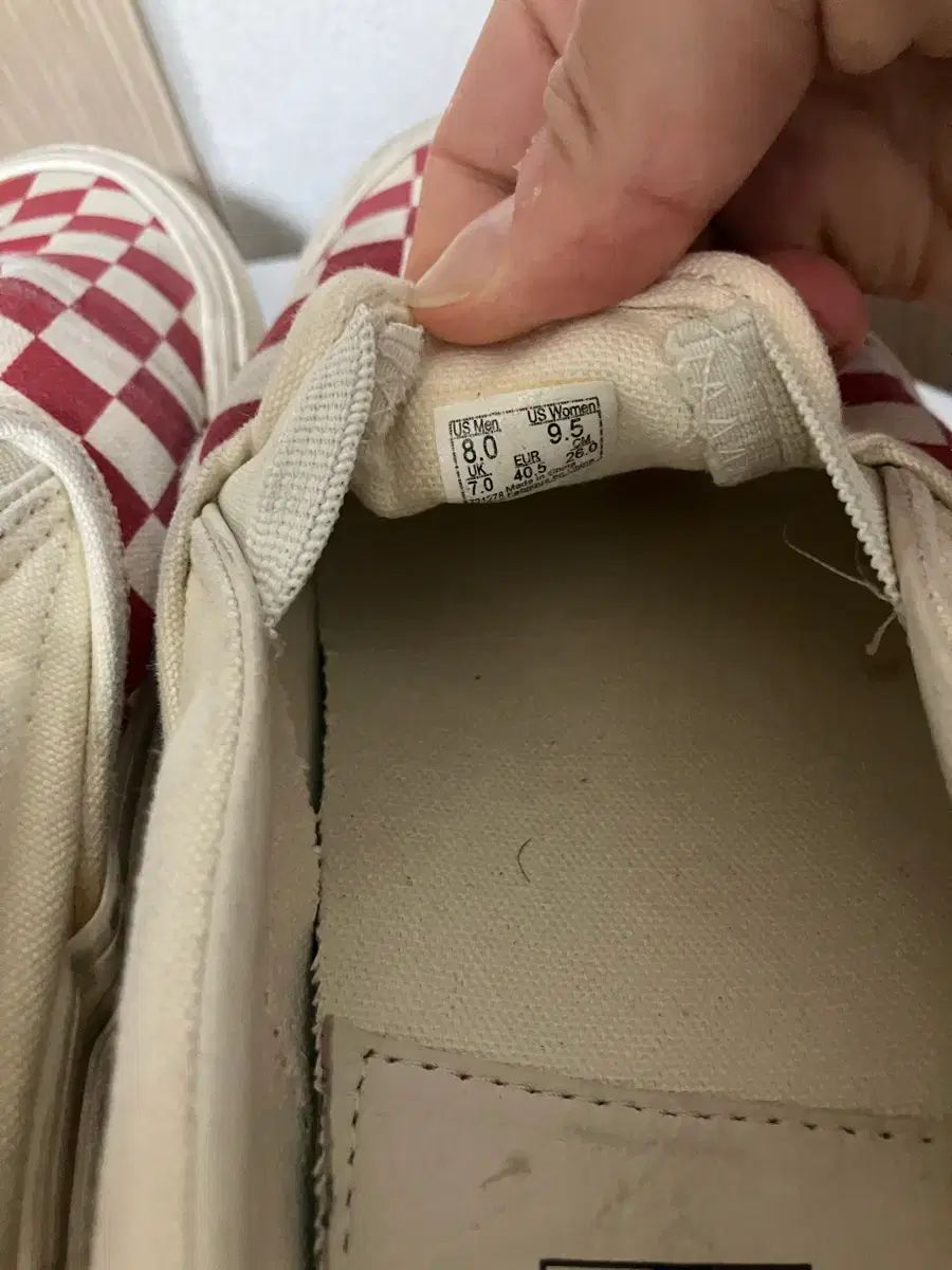 VANS ヴァンズ 旧モデル ボルト スリッポン レッド 260 VANS ヴァンズ 旧モデル ボルト スリッポン レッド 260