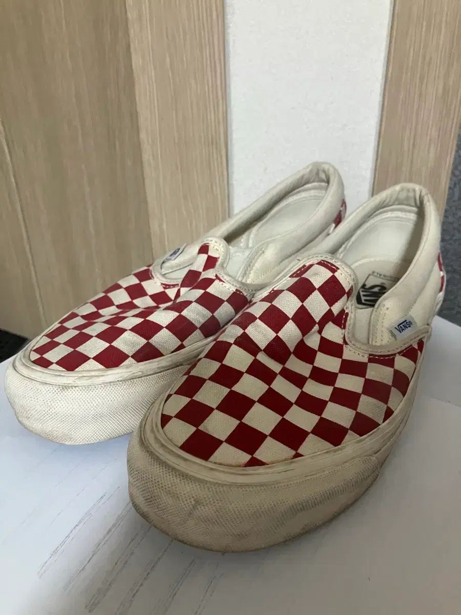 VANS ヴァンズ 旧モデル ボルト スリッポン レッド 260