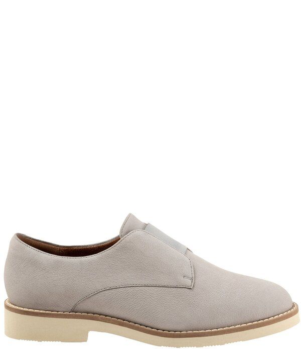 ソフトウォーク レディース シューズ オックスフォード スエード SoftWalk Wexford Nubuck Suede Slip On Oxfords Mid Grey Nubuck グレー