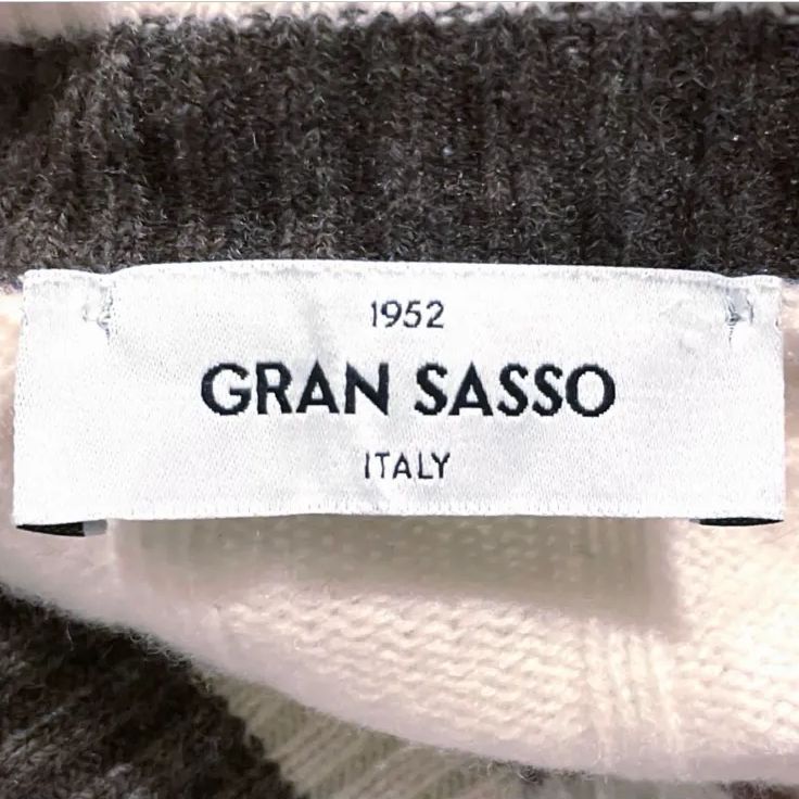 GRAN SASSO グランサッソ Vネック ニット セーター 48