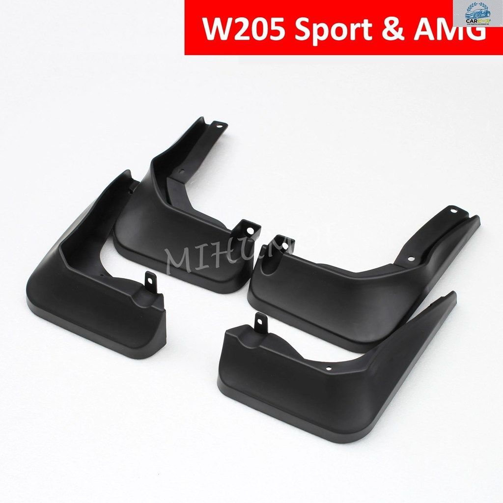 2015-2021年式メルセデスCクラス スポーツセダン ワゴン AMG W205 S205用 スプラッシュガード マッドフラップ マッドフラップ フェンダー