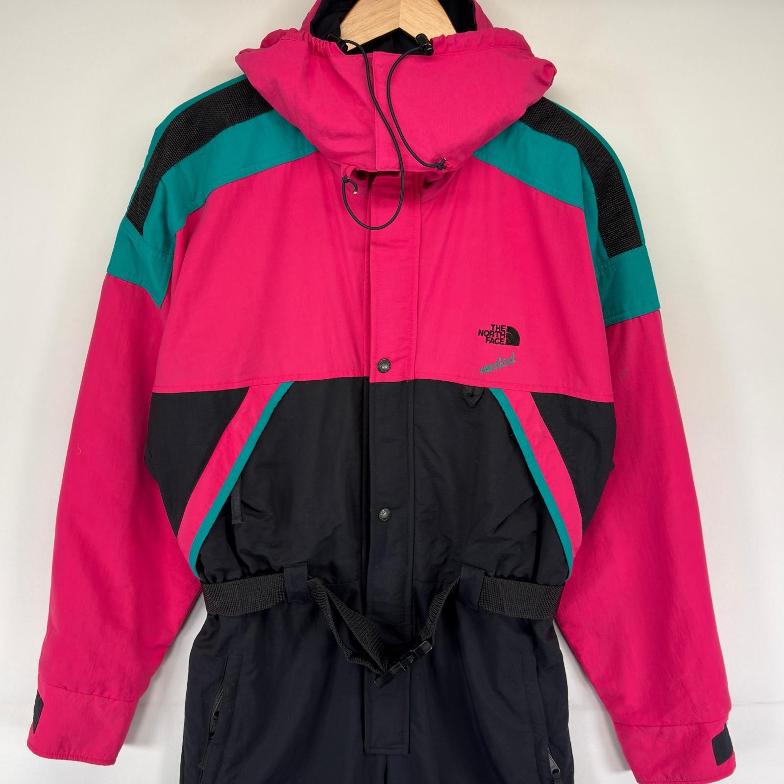 古着 ザ・ノースフェイス THE NORTH FACE GORE-TEX ツナギ 長袖 ジャンプスーツ スキーウェア M ブラック系 マルチカラー メンズ 古着 ザ・ノースフェイス THE NORTH FACE GORE-TEX ツナギ 長袖 ジャンプスーツ スキーウェア M ブラック系 マルチカラー メンズ