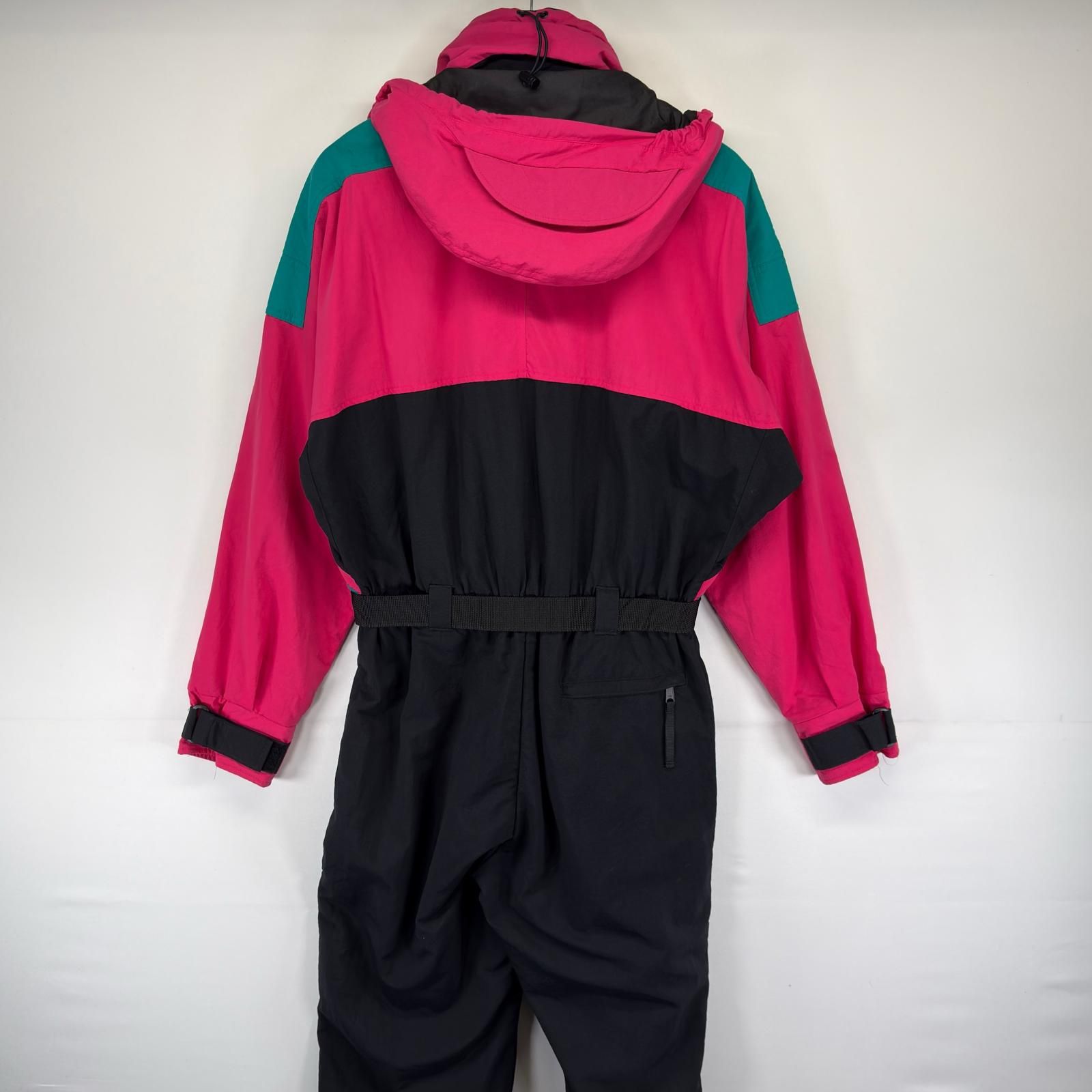 古着 ザ・ノースフェイス THE NORTH FACE GORE-TEX ツナギ 長袖 ジャンプスーツ スキーウェア M ブラック系 マルチカラー メンズ 古着 ザ・ノースフェイス THE NORTH FACE GORE-TEX ツナギ 長袖 ジャンプスーツ スキーウェア M ブラック系 マルチカラー メンズ