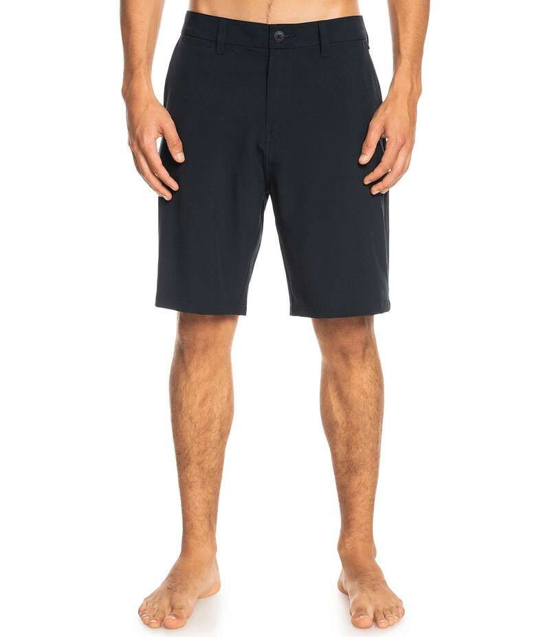 クイックシルバー メンズ ボトムス ハーフパンツ・ショーツ ショートパンツ Quiksilver Union Amphibian Oceanmade 20 Outseam Hybrid Shorts Black ブラック