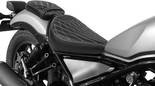 R★Entrotechレブル250 レブル500シート REBEL250/500 ピリオンシート タンデムシート カスタムパーツバイク シート リア用 高密度スポンジ 高弾力 (リア)