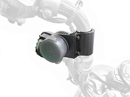 R★キジマ(Kijima) ハンターカブ CT125(JA55/JA65) バイクパーツ ハブ USBポートキット ツインポートタイプ トータルDC5V/4A 304-6302