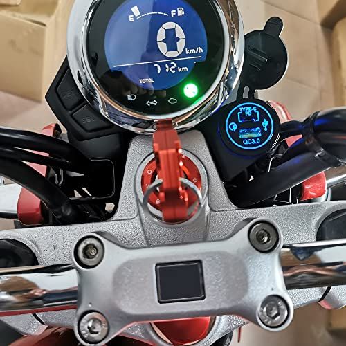 R★クイックチャージャー 3.0 USB電源キット 適合車種 ホンダ モンキー 125 Monkey 125 JB02 JB03 JB05