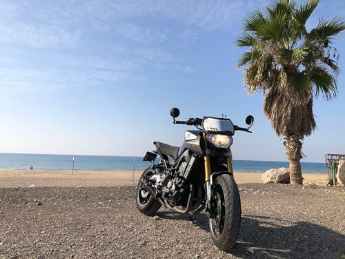 R★KEMIMOTO バーエンドミラー オートバイミラー バイク用 ミラー CNC加工 汎用ミラー ブラック 左右セット 車検対応 凸面鏡 丸型 KM082