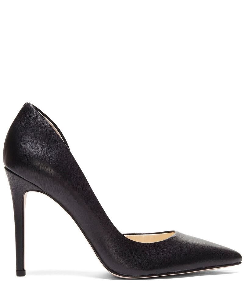 ジェシカシンプソン レディース シューズ ヒール レザー Jessica Simpson Prizma Leather DOrsay Pumps Black ブラック