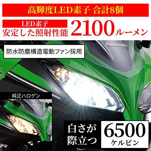 R★デイトナ(Daytona) H7 LED ヘッドライト バイク 2100ルーメン BELLOF(ベロフ) プレシャスレイZ 6500K(ホワイト色) 97897 R★デイトナ(Daytona) H7 LED ヘッドライト バイク 2100ルーメン BELLOF(ベロフ) プレシャスレイZ 6500K(ホワイト色) 97897