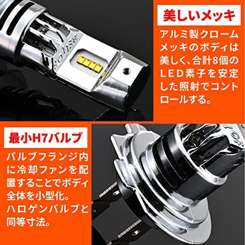 R★デイトナ(Daytona) H7 LED ヘッドライト バイク 2100ルーメン BELLOF(ベロフ) プレシャスレイZ 6500K(ホワイト色) 97897 R★デイトナ(Daytona) H7 LED ヘッドライト バイク 2100ルーメン BELLOF(ベロフ) プレシャスレイZ 6500K(ホワイト色) 97897