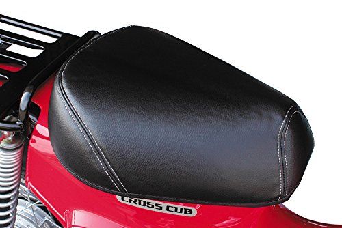 R★スペシャルパーツ武川 クッションシートカバー ブラック表皮/ダブルホワイトステッチ クロスカブ50(AA06) 09-11-0181 R★スペシャルパーツ武川 クッションシートカバー ブラック表皮/ダブルホワイトステッチ クロスカブ50(AA06) 09-11-0181
