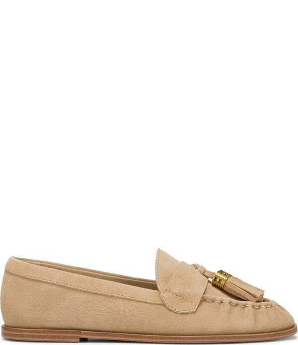 フランコサルト レディース シューズ パンプスエード ローファー Franco Sarto Carita Suede Tasseloafers Beige ベージュ