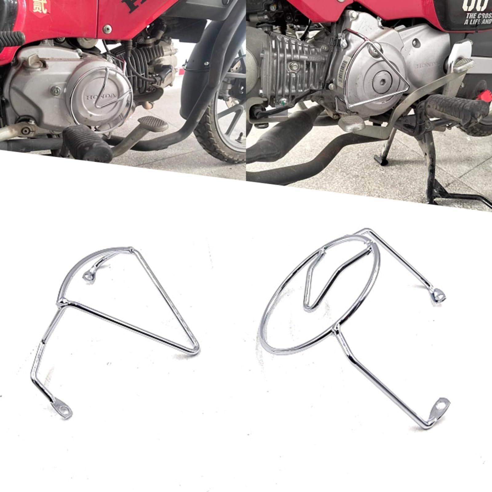 R★FOR CC 110 Cross Cub 110 CC110 クロスカブ110 2018-2025 2026 オートバイエンジンサイドカバーアンチフォールバー保護カバーエンジンアルミニウム合金シールド エンジンガード R★FOR CC 110 Cross Cub 110 CC110 クロスカブ110 2018-2025 2026 オートバイエンジンサイドカバーアンチフォールバー保護カバーエンジンアルミニウム合金シールド エンジンガード