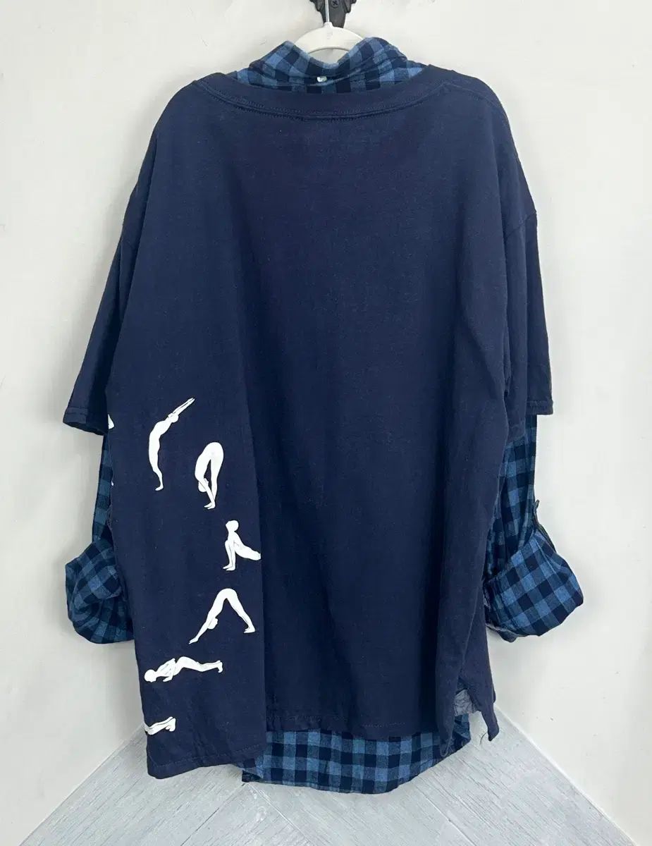 日本 ヴィンテージ オタク ラブリー はぐみ ギングアップ 夏 シャツ 半袖T レイヤード コーディネートセット