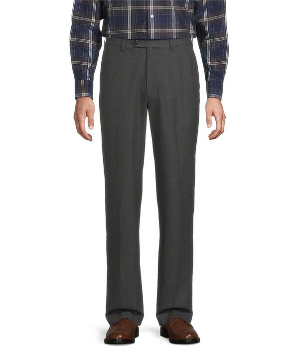ラウンドトゥリーアンドヨーク メンズ ボトムス カジュアルパンツ ウール Roundtree Yorke Gold Label Classic Fit Wool Dress Pants Charcoal チャコール