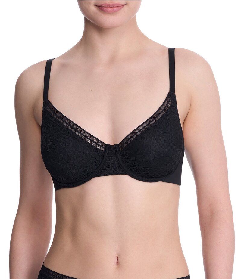 ナトリ レディース アンダーウェア ブラジャー レース Natori Love Lace Underwire Bra Black ブラック