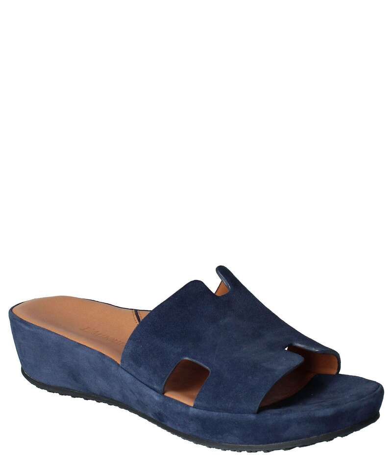 ラモールドピード レディース シューズ サンダル プラットフォーム LAmour Des Pieds Catiana Platform Slides Navy ネイビー