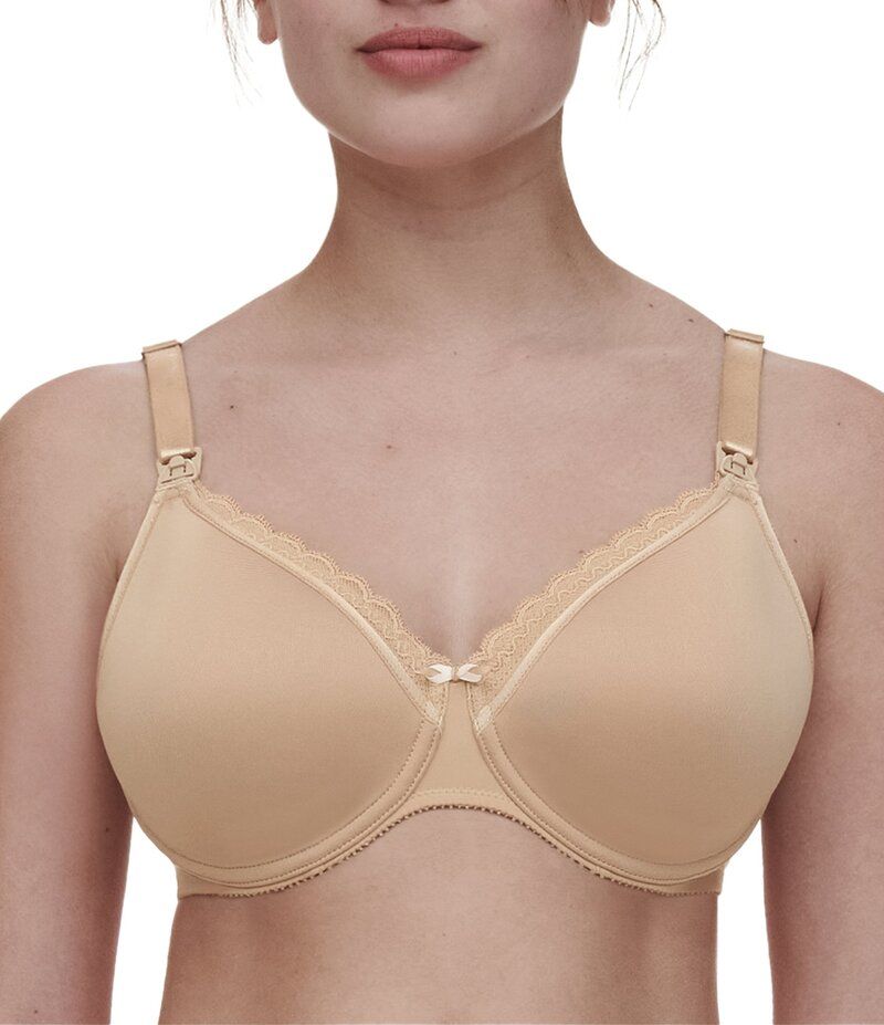 シャントル レディース アンダーウェア ブラジャー Chantelle Underwire Spacer FullBusted Contour UBack Nursing Bra Perfect Nude