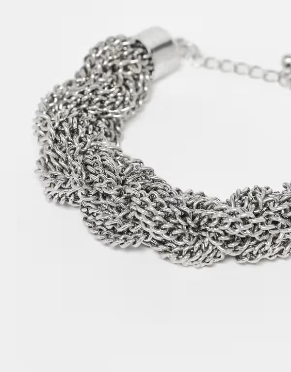リクレイム ヴィンテージ レディース アクセサリー ブレスレット・バングル・アンクレット Reclaimed Vintage Unisex chunky bracelet tone Silver シルバー リクレイム ヴィンテージ レディース アクセサリー ブレスレット・バングル・アンクレット Reclaimed Vintage Unisex chunky bracelet tone Silver シルバー