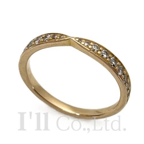 Tiffany&Co.　ティファニー　ハーモニー　バンド　リング　60004609　750PG　ダイヤモンド0.19ct　6号　指輪　Au750　K18PG　ピンクゴールド　ローズゴールド　ビーズセット　エンゲージメント【中古】【87162】
