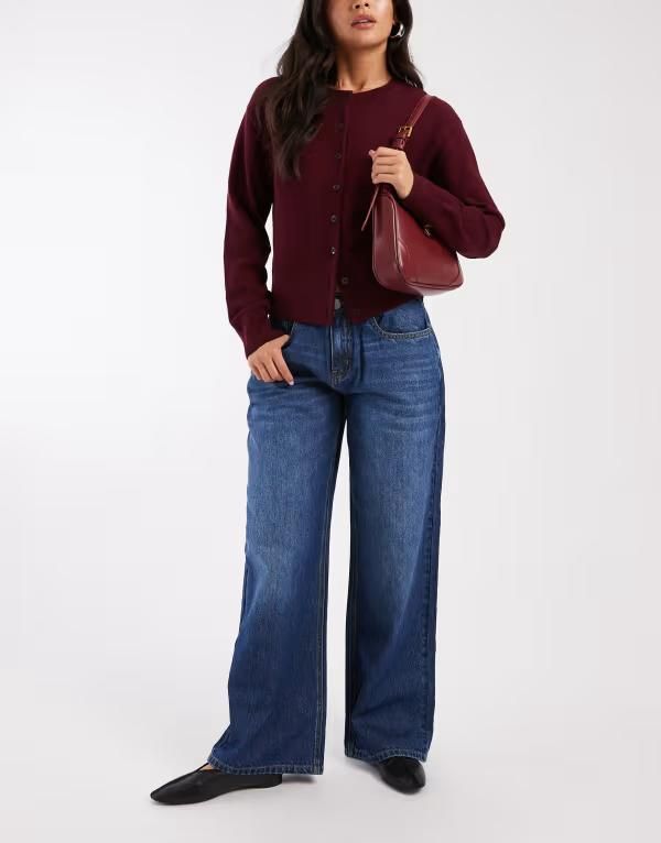 デイジーストリート レディース ボトムス デニムパンツ ローライズ ジーンズ Daisy Street low rise baggy jeans BLUE ブルー