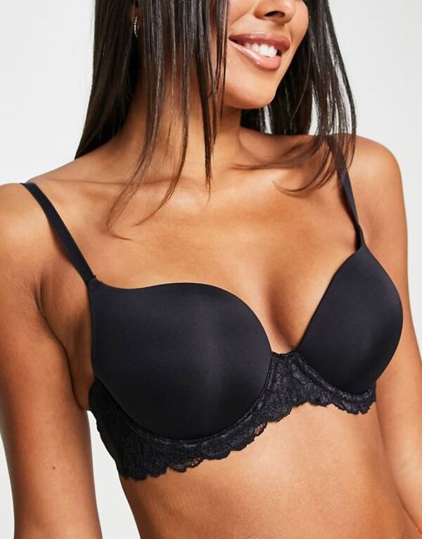 ドリーナ レディース アンダーウェア ブラジャー Dorina Claire super push up bra Black ブラック