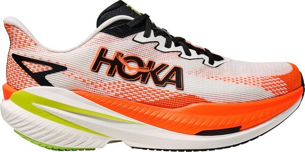 ホカオネオネ メンズ シューズ スニーカー HOKA Mens Mach X 3 Running Shoes WhiteTangerine ホワイト