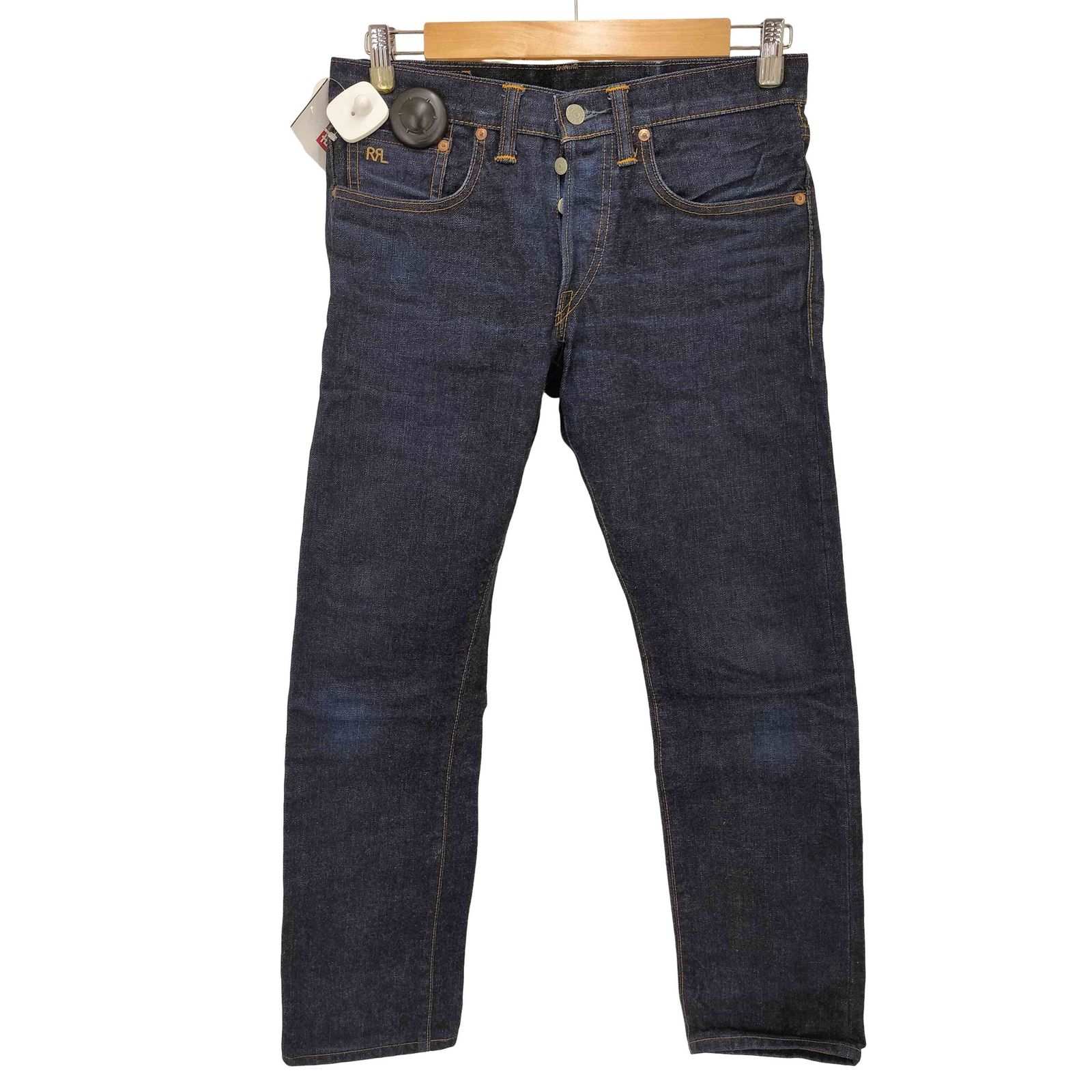 ダブルアールエルラルフローレン RRL RALPH LAUREN SLIM NARROW JAPAN WOVEN SELVEDGE DENIM スリムナローストレートデニムパンツ メンズ 28/30