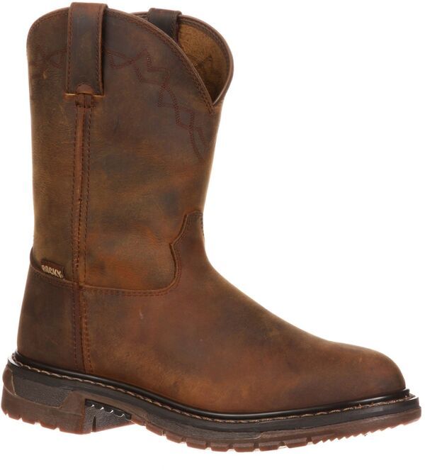 ロッキー メンズ シューズ ブーツ・レインブーツ Rocky Mens Original Ride Roper Western Boots Brown ブラウン