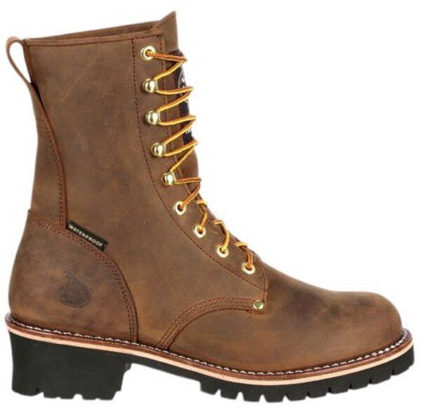 ジョージアブーツ メンズ シューズ ブーツ・レインブーツ Tシャツ Georgia Boots Georgia Boot Mens Logger 400g Waterproof EH Steel Toe Work Boots Brown ブラウン