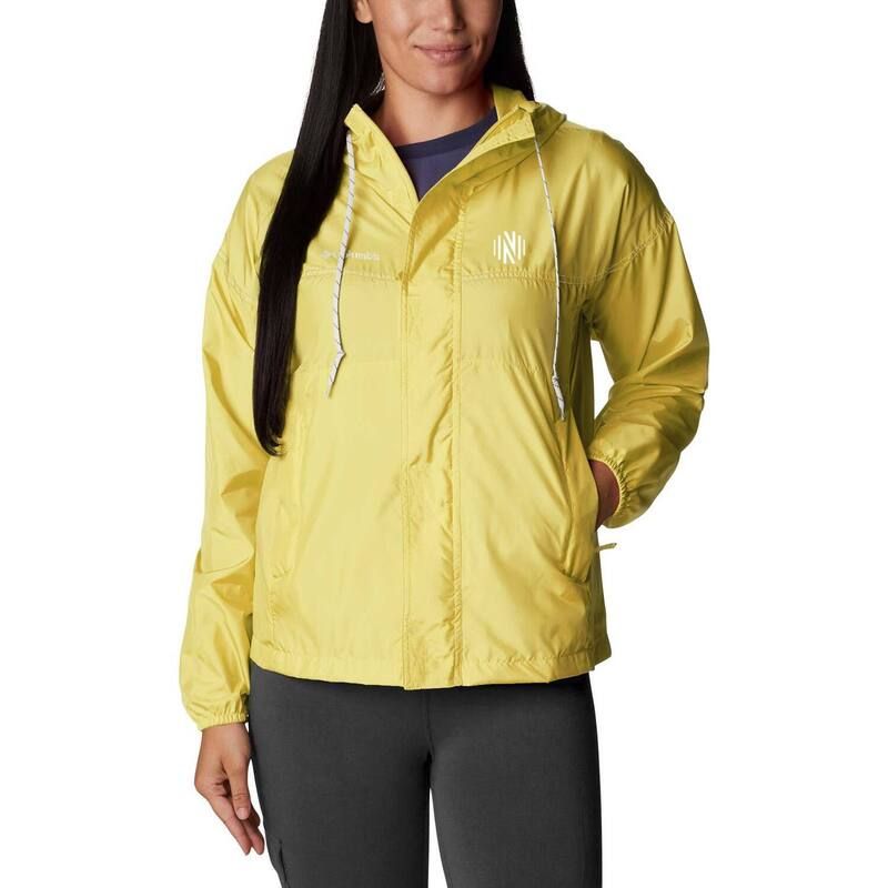コロンビア レディース アウター ジャケット・ブルゾン Womens Columbia Yellow Nashville SC Flash Challenger OmniShade FullZip Windbreaker Mls Yellow イエロー