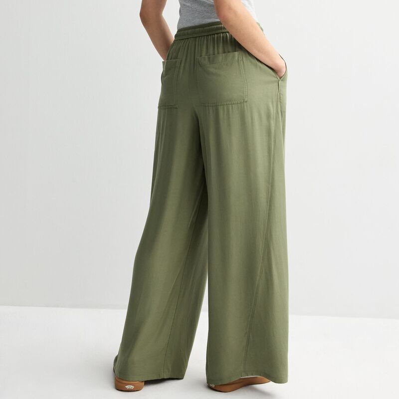 エスオー レディース ボトムス カジュアルパンツ ワイドレッグ Juniors SO HighRise Baggy Wide Leg Pants Cyclone Blue ブルー