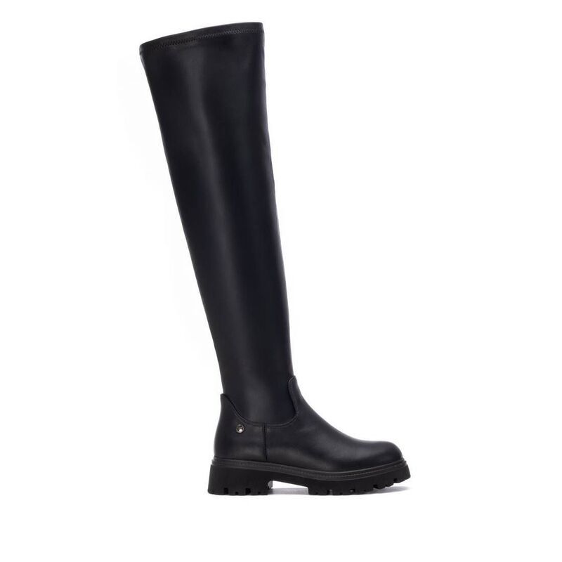キシタイ レディース シューズ ブーツ・レインブーツ トール XTI Womenstretchy Tall Boots 144392 Black ブラック