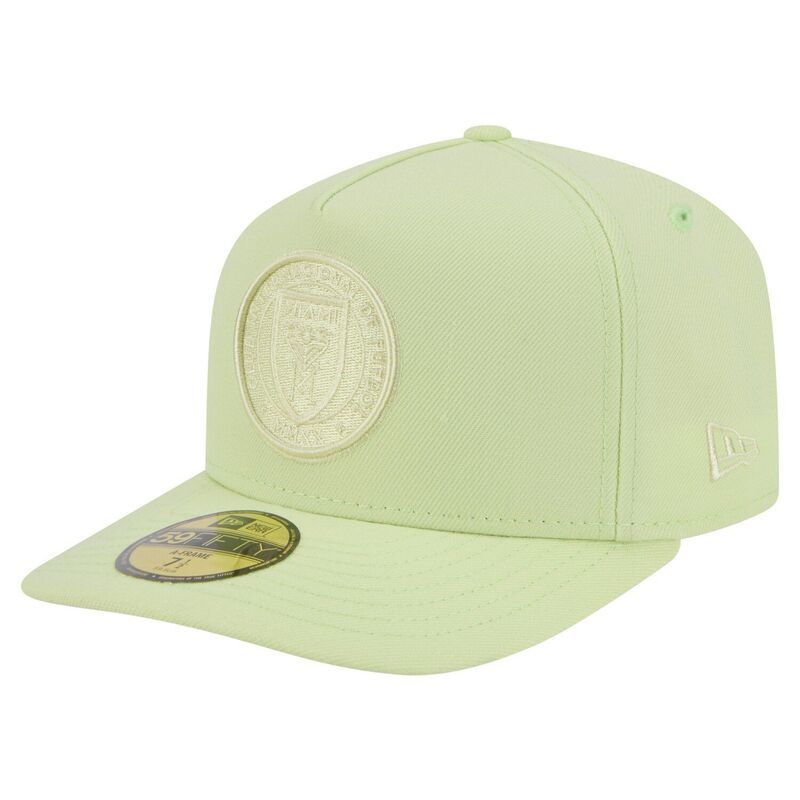 ニューエラ メンズ アクセサリー 帽子 Mens New Era Green Inter Miami CF Color Pack AFrame 59FIFTY Fitted Hat Mls Green グリーン