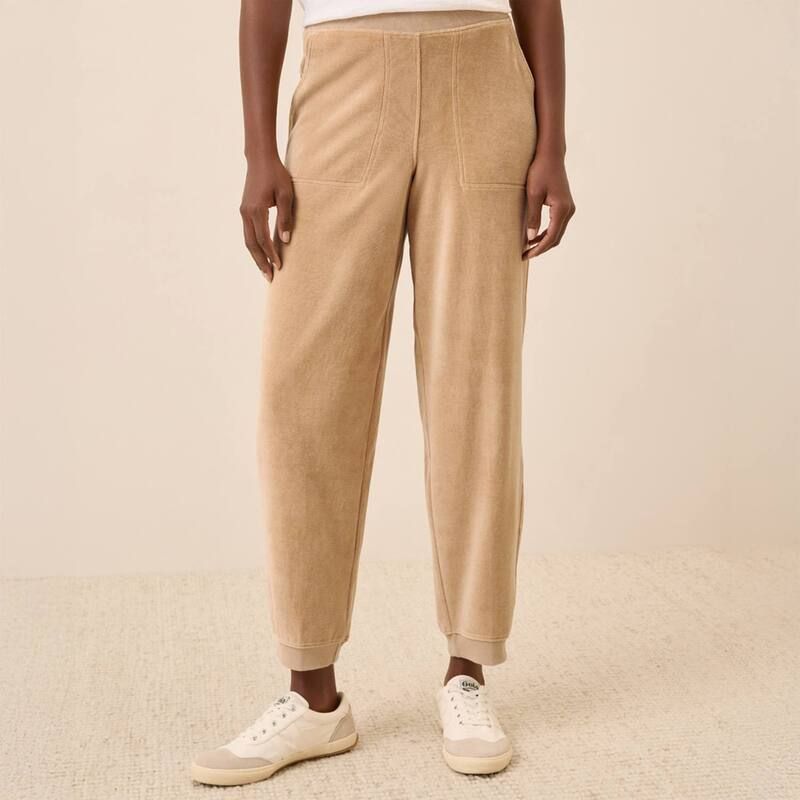 パクト レディース ボトムス カジュアルパンツ コットン Pact Cotton Velourelaxed Jogger Sesame