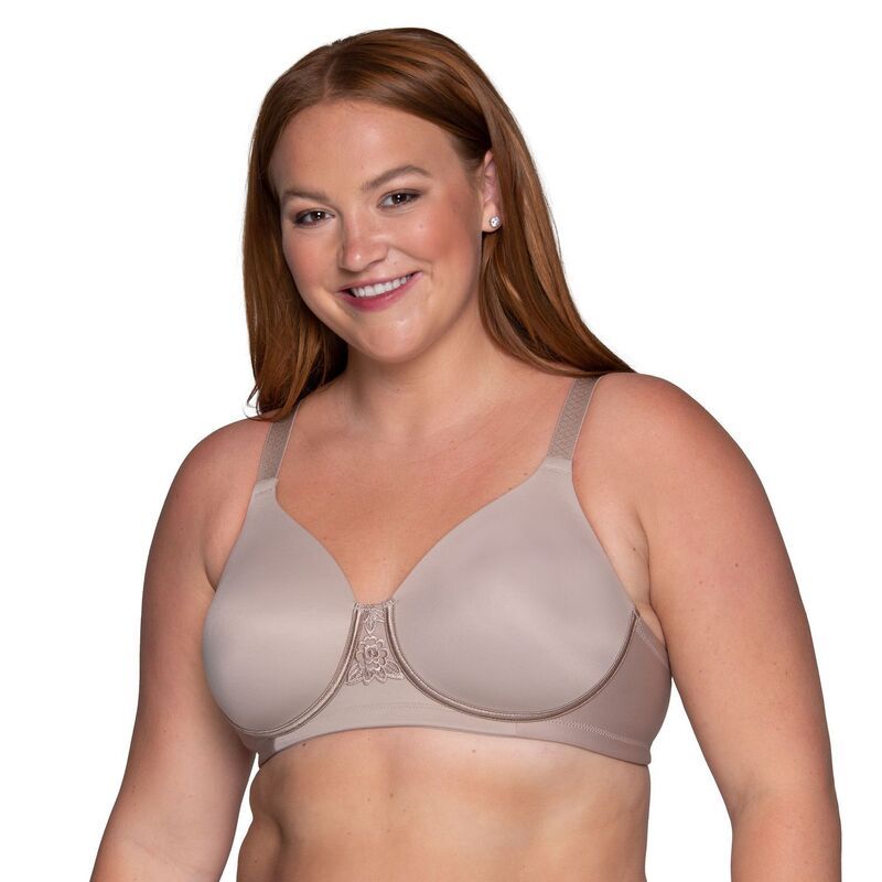 バニティフェア レディース アンダーウェア ブラジャー Vanity FairR Beauty Back Smoother FullFigure Wireless Bra 71380 Toasted Coconut