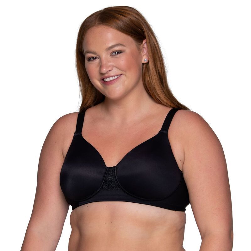 バニティフェア レディース アンダーウェア ブラジャー Vanity FairR Beauty Back Smoother FullFigure Wireless Bra 71380 Black ブラック