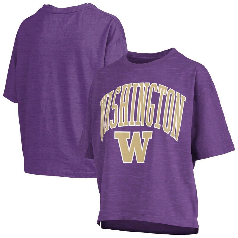プレスボックス レディース トップス Tシャツ Womens Pressbox Purple Washington Huskies Nelson TShirt Wsh Purple パープル