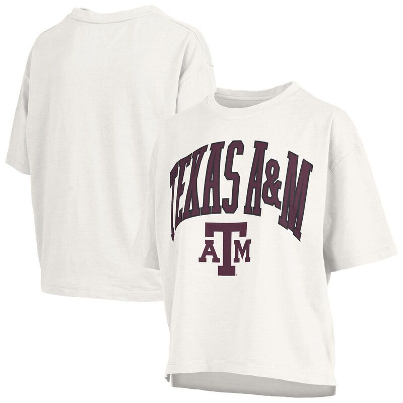 プレスボックス レディース トップス Tシャツ Womens Pressbox Whitexas AM Aggies Nelson TShirtam White ホワイト