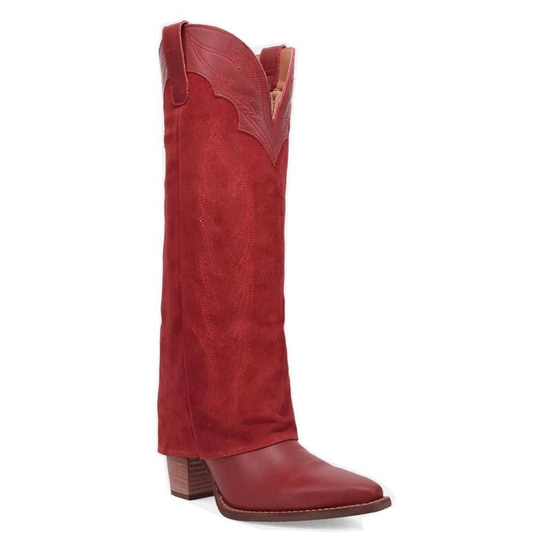 ディンゴ レディース シューズ ブーツ・レインブーツ レザー Dingo Wild Horses Womens Leather Boots Red レッド