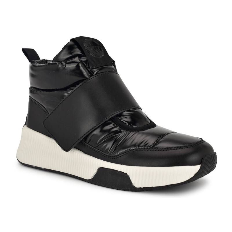 ナインウェスト レディース シューズ ブーツ・レインブーツ Nine Westumble Puffy Womens Booties Black ブラック
