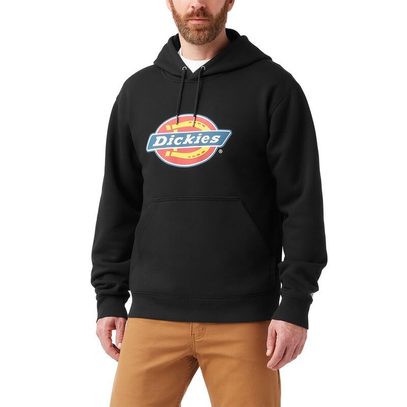 ディッキーズ メンズ トップス Tシャツ ロゴ パーカー Mens Dickies Waterepellent LogoSleeve Hoodie Logo Black ブラック